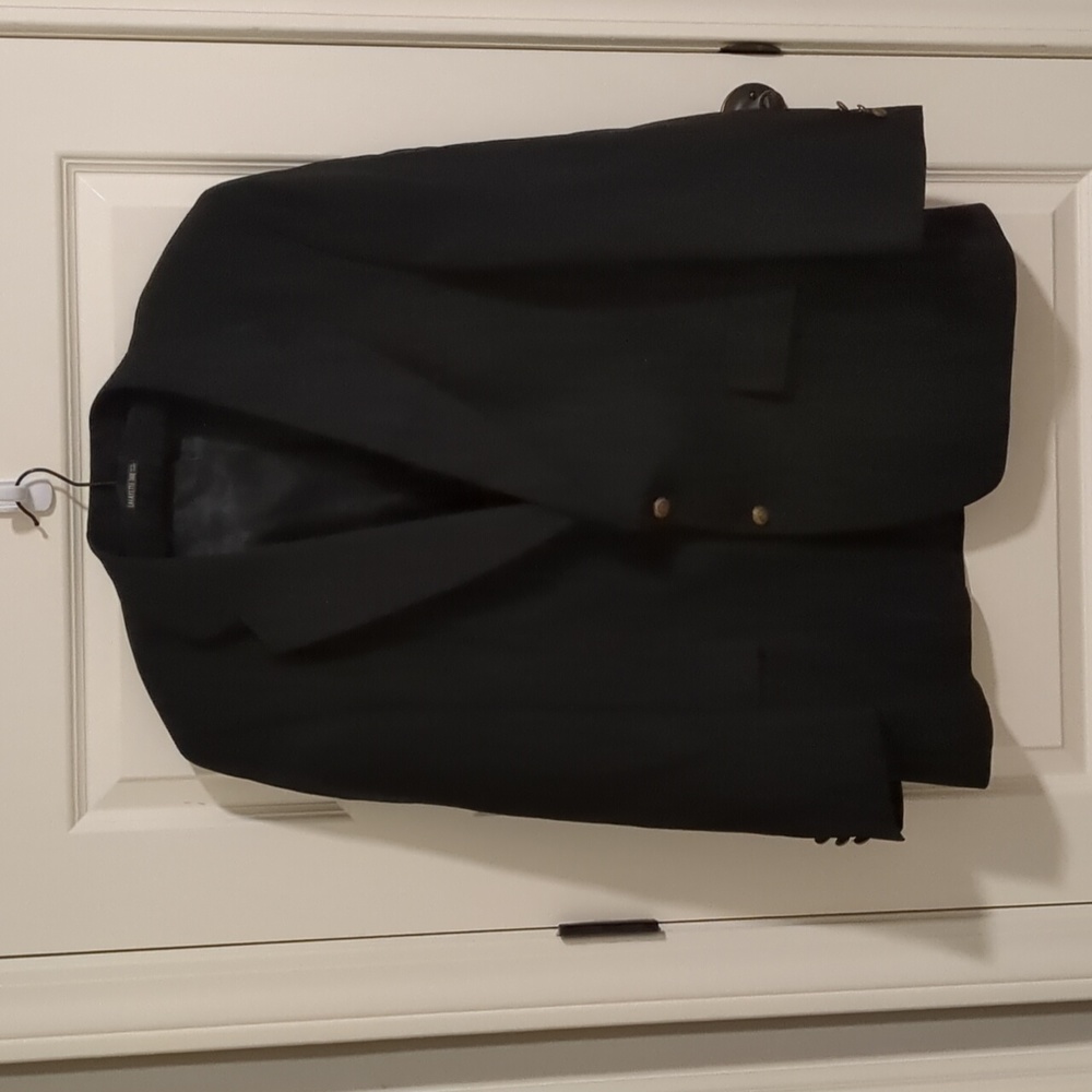 *REDUCED* Jos A Bank Executive Collection Gordon Suit Jacket Black Wool Mens 42R